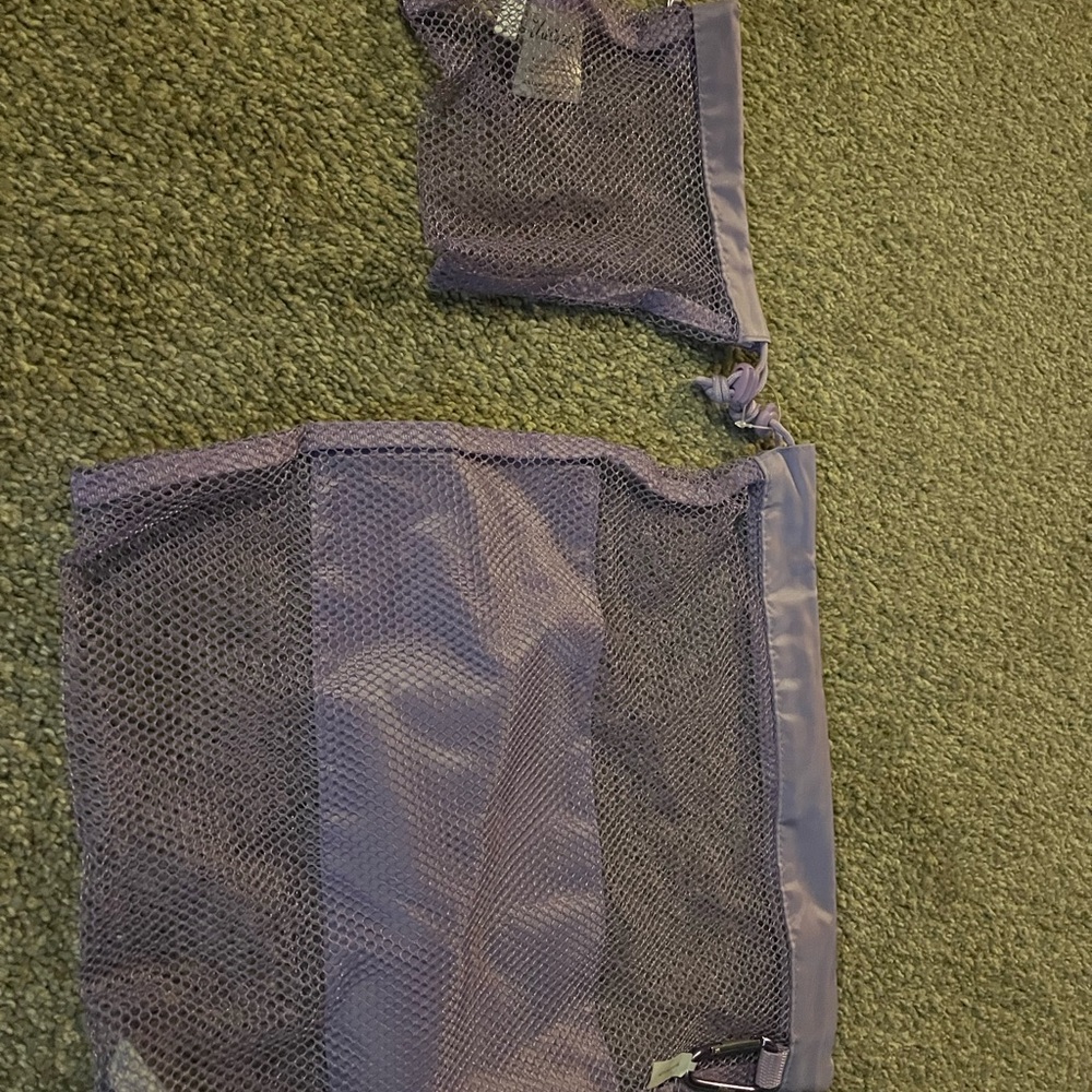 Thirty one Purple Mesh Drawstring Bags set